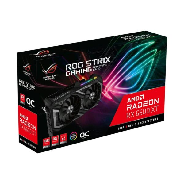 کارت گرافیک ایسوس ASUS ROG STRIX RX 6600 XT O8G