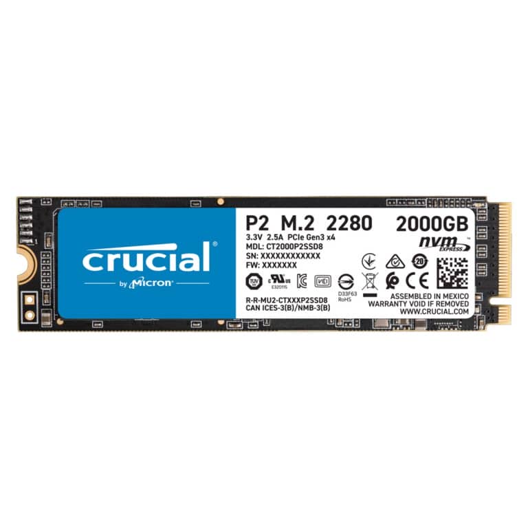 حافظه SSD کروشیال CRUCIAL M2-P2 2T