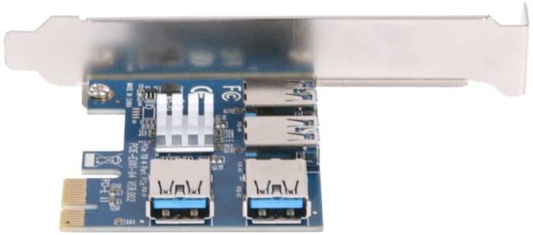 تبدیل 4 پورت PCIEX1 TO USB3