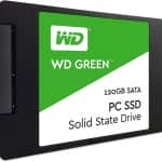 WD SSD 120G GREEN نمای از سمت چپ