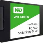 هارد پرسرعت وسترن دیجیتال گرین WD SSD 240G GREEN نمای از سمت چپ
