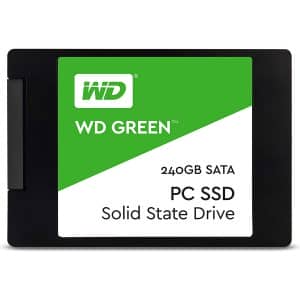 هارد پرسرعت وسترن دیجیتال گرین WD SSD 240G GREEN نمای از جلو