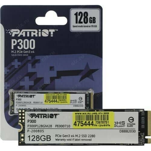 حافظه SSD پتریوت Patriot P300 M.2 128GB