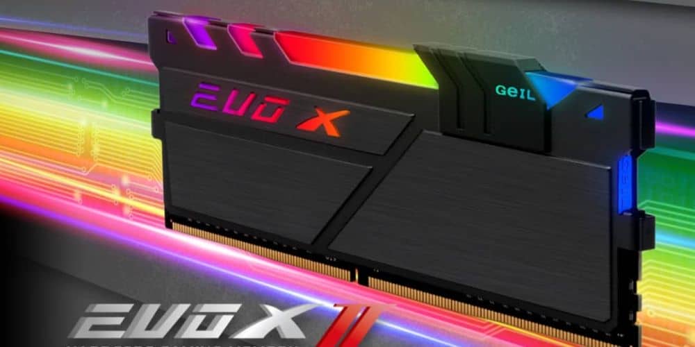 رم کامپیوتر جیل Geil Dual Evox 2 16GB (2×8GB) DDR4 4400Hz CL18