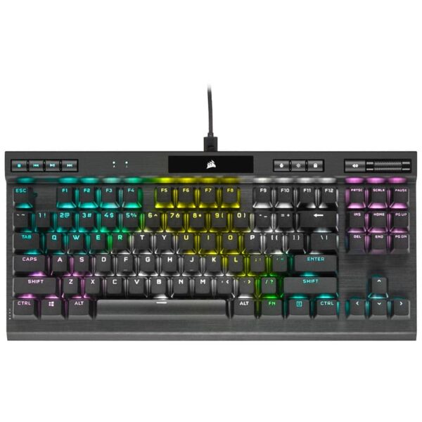 کیبورد گیمینگ کورسیر Corsair K70 RGB TKL Cherry MX Red