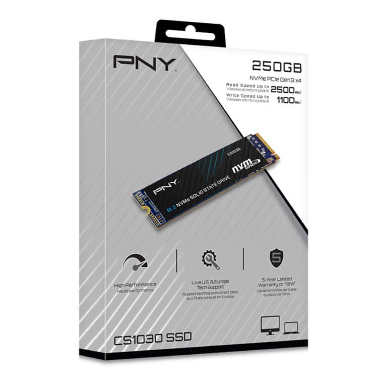 حافظه SSD پی‌ان‌وای PNY CS1030 M.2 NVMe 250GB