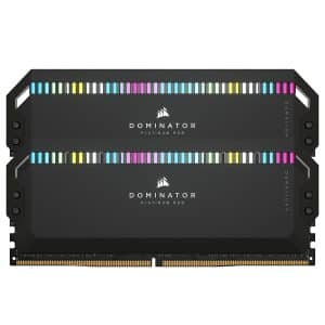 رم کامپیوتر کورسیر Corsair Dominator Platinum RGB 32GB (2×16GB) DDR5 6200MHz CL36