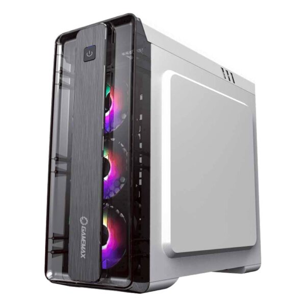 کیس گیم مکس GameMax MoonLight G511 FRGB White