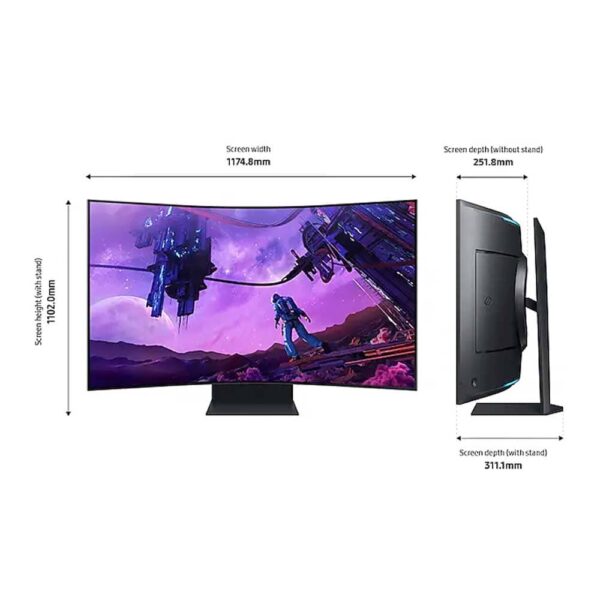 مانیتور 55 اینچ سامسونگ Samsung Odyssey Ark LS55BG970N