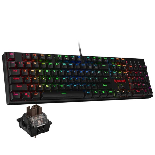 کیبورد گیمینگ ردراگون Redragon K582 SURARA RGB Mechanical