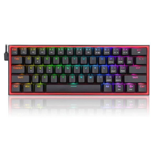 کیبورد گیمینگ ردراگون Redragon K617 FIZZ 60% Wired RGB Black