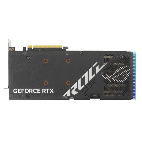 پشت کارت گرافیک ایسوس ASUS ROG STRIX RTX 4060 TI 8GB OC
