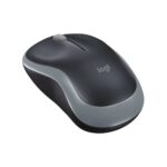 نمای از پشت کنار موس بیسیم لاجیتک Logitech M185 Compact Gray