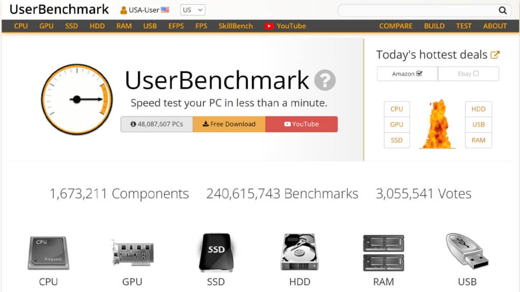 pc benchmark software userbenchmark 922023