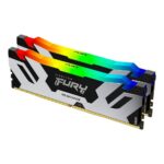 رم کامپیوتر کینگستون Kingston Fury Renegade RGB 32GB (2×16GB) DDR5 6400MHz CL34
