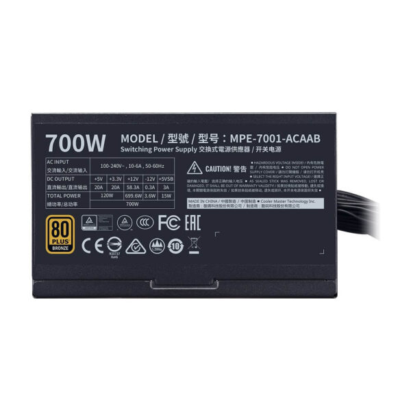 پاور کولر مستر Cooler Master MWE 700 Bronze V2