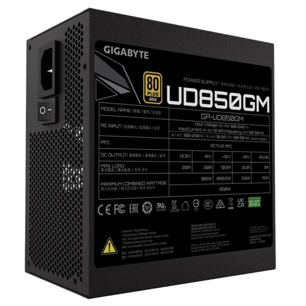 پاور گیگابایت Gigabyte GP-UD850GM 850W Gold Full Modular