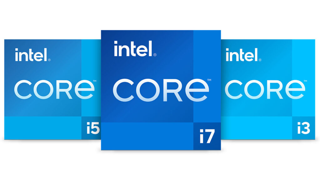 تصویر انواع پردازنده های اینتل سری Core