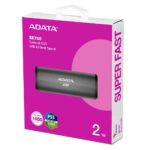 خرید هارد SSD اکسترنال ADATA SE760 Grey ظرفیت 2 ترابایت
