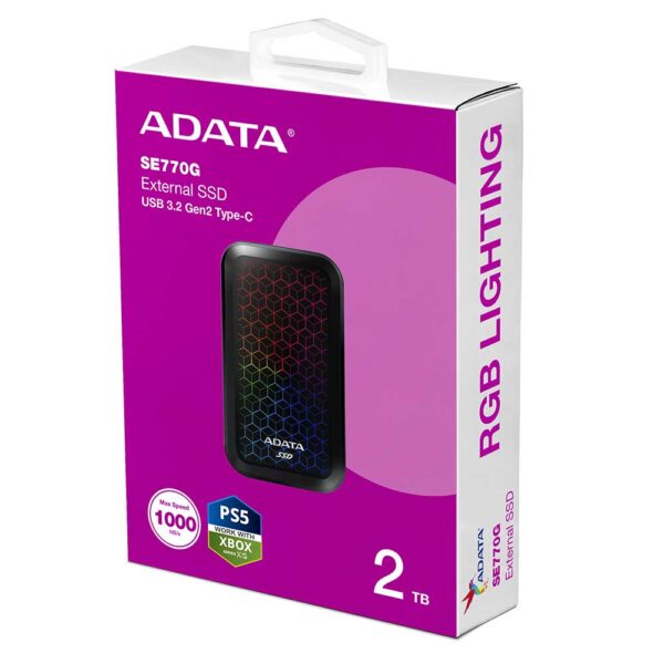 هارد SSD اکسترنال ای دیتا ADATA SE770G ظرفیت 2 ترابایت