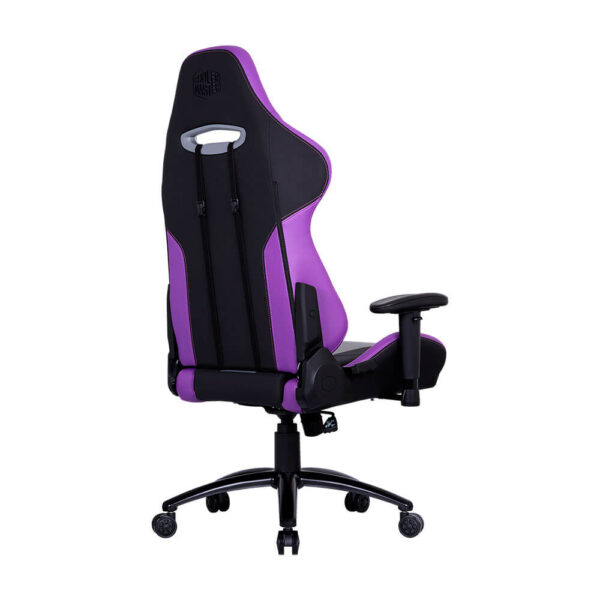 نمای پشتی راست صندلی گیمینگ کولرمستر Cooler Master CALIBER R3 Purple
