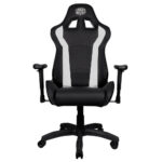 نمای از جلوی صندلی گیمینگ کولرمستر Cooler Master Caliber R1 White