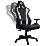 نمای از زاویه 90 درجه تا 180 درجه صندلی گیمینگ کولرمستر Cooler Master Caliber R1 White