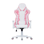 نمای از جلوی صندلی گیمینگ کولرمستر Cooler Master Caliber R1S CAMO Pink