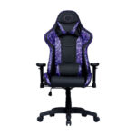نمای از جلوی صندلی گیمینگ کولرمستر Cooler Master Caliber R1S CAMO Purple