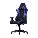 نمای از سمت چپ صندلی گیمینگ کولرمستر Cooler Master Caliber R1S CAMO Purple