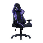 نمای از سمت راست صندلی گیمینگ کولرمستر Cooler Master Caliber R1S CAMO Purple