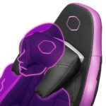نمای از بالش پشت سر صندلی گیمینگ کولرمستر Cooler Master Caliber R2 Purple