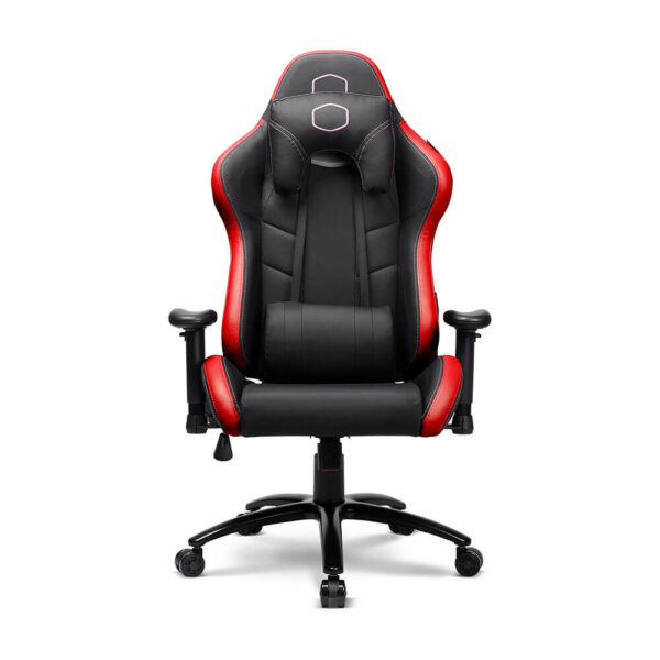 Cooler Master Caliber R2 Red Featured Image 20240223 نمای از جلوی صندلی گیمینگ کولرمستر Cooler Master Caliber R2 Red
