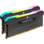 رم کامپیوتر کورسیر Corsair Vengeance RGB Pro SL 16GB (2×8GB) DDR4 3200MHz CL16
