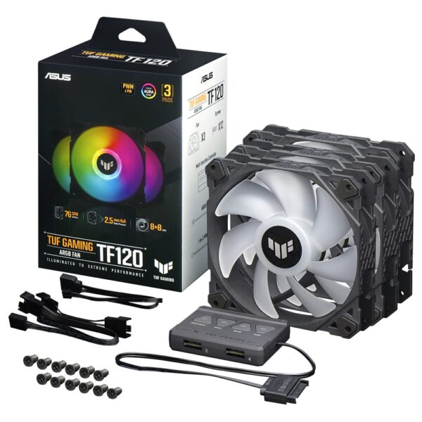 پک کامل فن کیس ایسوس ASUS TUF Gaming TF120 ARGB