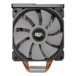 نمای از روبروی فن خنک کننده پردازنده اوست AWEST GT-AV1201 ARGB