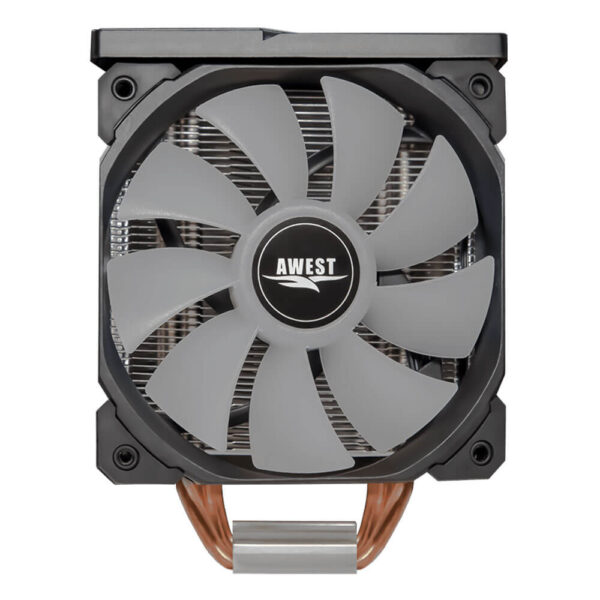 نمای از روبروی فن خنک کننده پردازنده اوست AWEST GT-AV1201 ARGB
