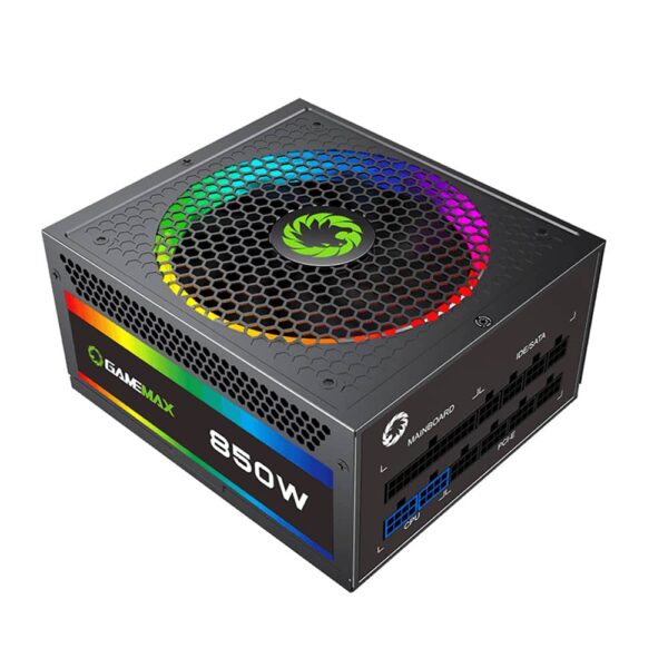 ماژول های پاور گیم مکس GameMax RGB 850 Rainbow Black