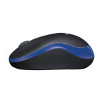 نمای از کنار موس بیسیم لاجیتک Logitech M185 Compact Blue
