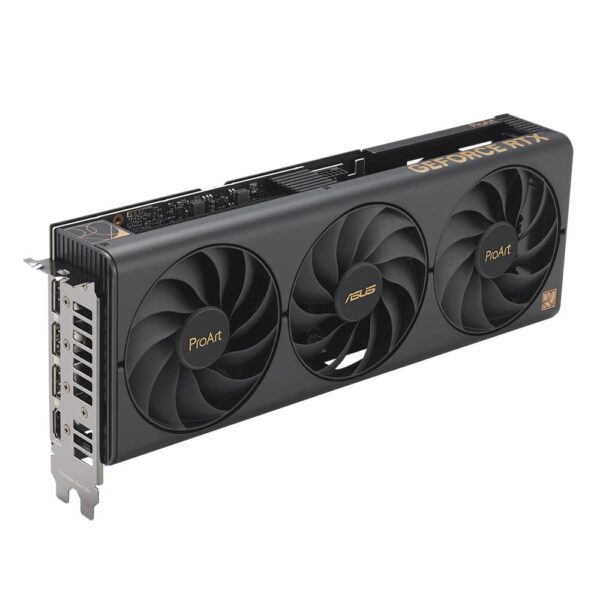 نمای جانبی کارت گرافیک ASUS ProArt RTX 4070 SUPER 12GB