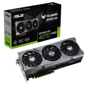 جعبه کارت گرافیک ایسوس TUF RTX 4070 TI SUPER OC 16GB