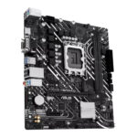 نمای از سمت چپ مادربرد ایسوس ASUS PRIME H610M-D DDR5
