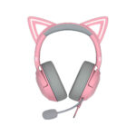 نمای از جلویهدست گیمینگ ریزر Razer Kraken Kitty V2 Quartz