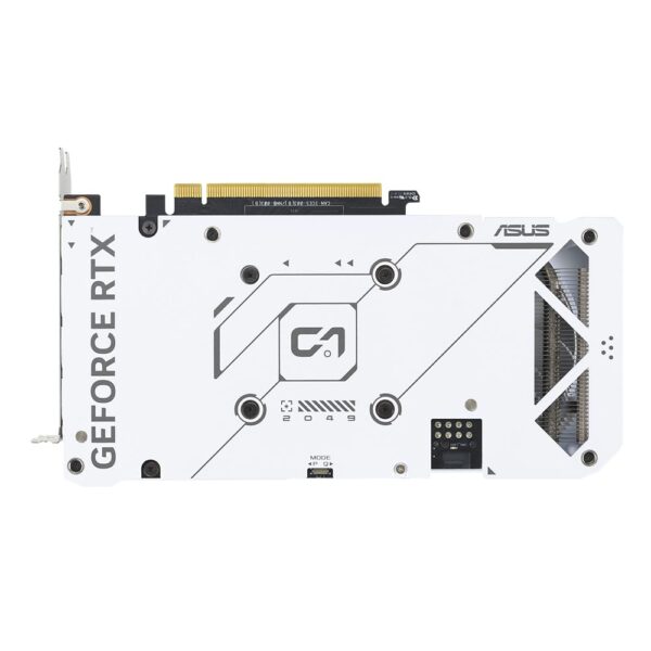 پشت کارت گرافیک ایسوس ASUS RTX 4060 OC 8GB White