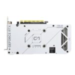 پشت کارت گرافیک ایسوس DUAL RTX 4060 TI OC 8GB White