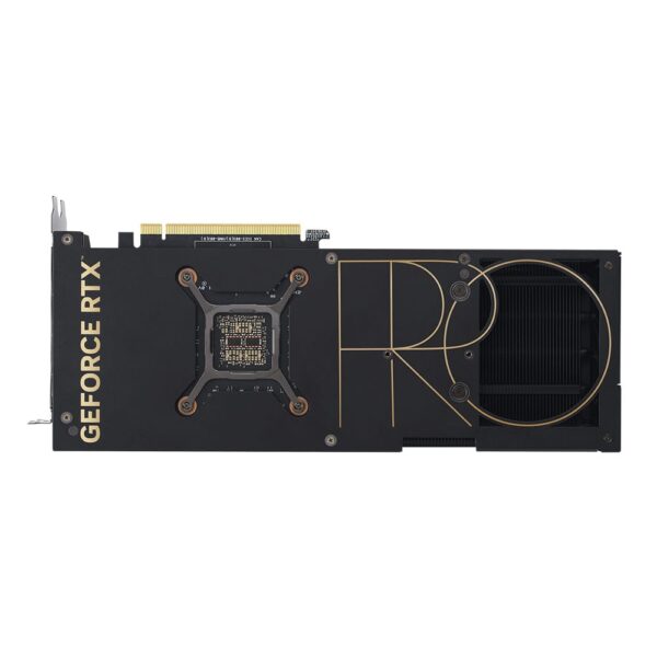 پشت کارت گرافیک ایسوس ProArt RTX 4070 TI OC 12GB