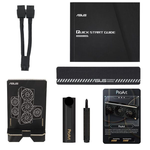 لوازم جانبی کارت گرافیک ایسوس ProArt RTX 4070 TI OC 12GB