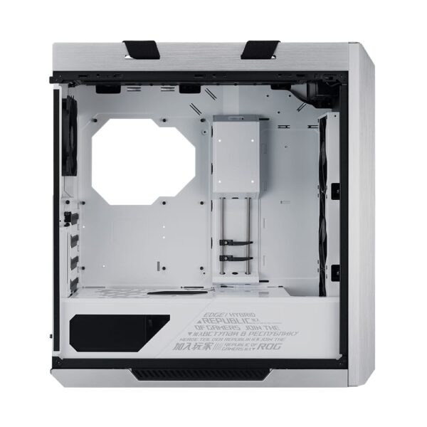 نمای داخلی کیس گیمینگ ایسوس ASUS ROG STRIX Helios White