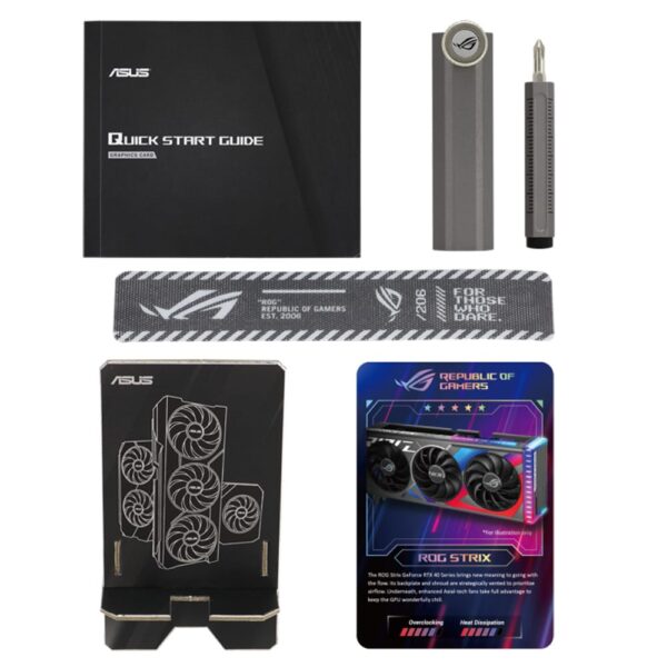 لوازم جانبی کارت گرافیک ایسوس ROG RTX 4060 TI OC 16GB