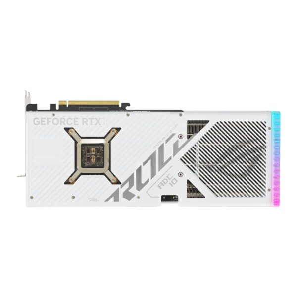 پشت کارت گرافیک ایسوس ROG STRIX RTX 4090 OC 24GB White
